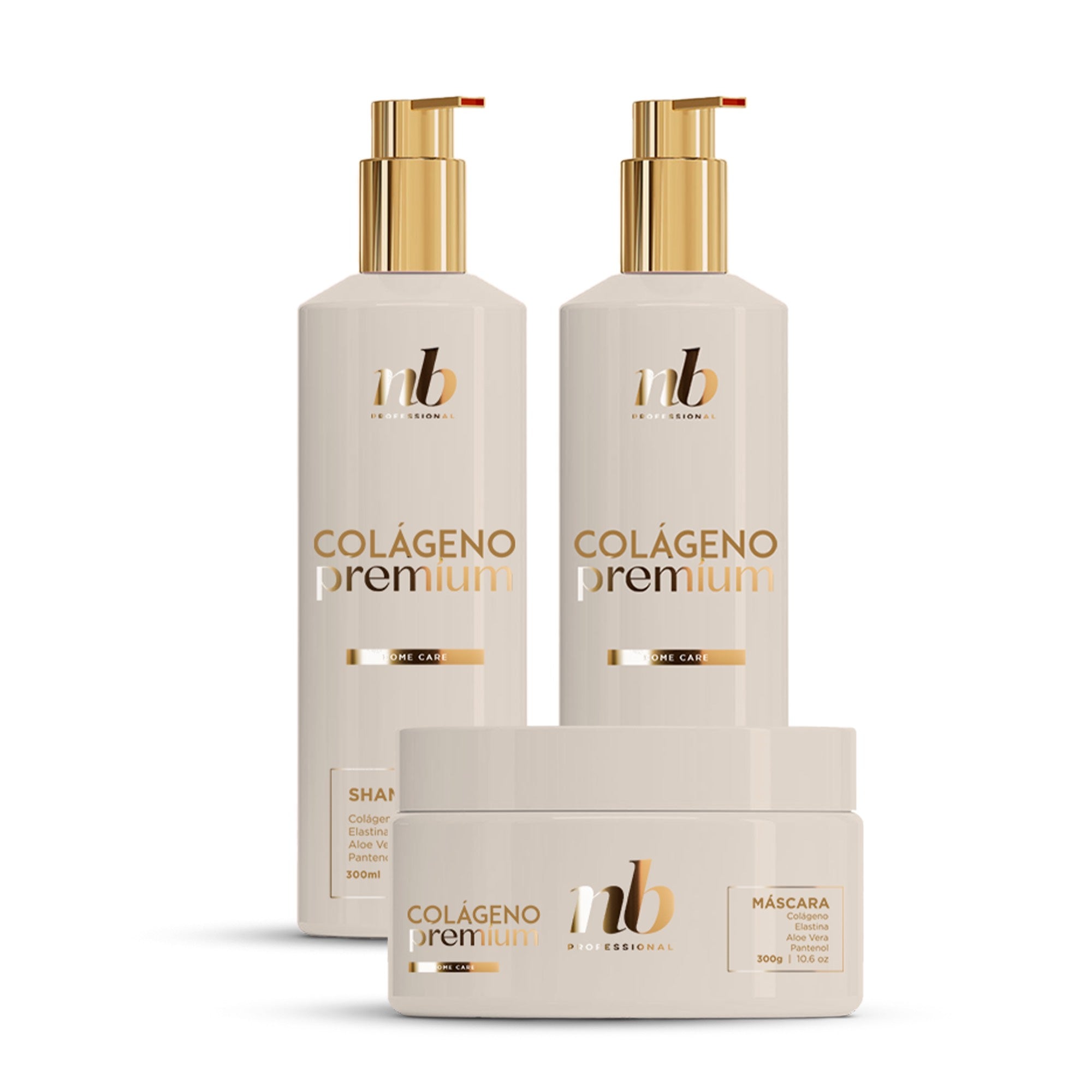 NB PROFESSIONAL - COLAGENO PREMIUM SHAMPOO,MASK AND CONDITIONER 300ML